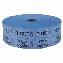 Double Ticket Rolls - Per Roll  - Party Direct