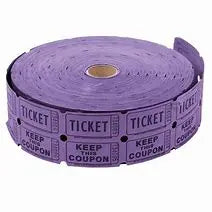 Double Ticket Rolls - Per Roll  - Party Direct