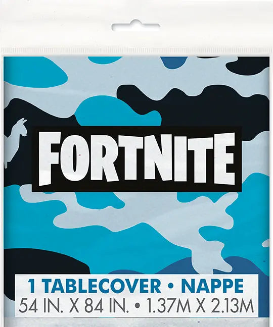 Fortnite Table Cover - 1 Each or 6 Table covers/Case Party Direct
