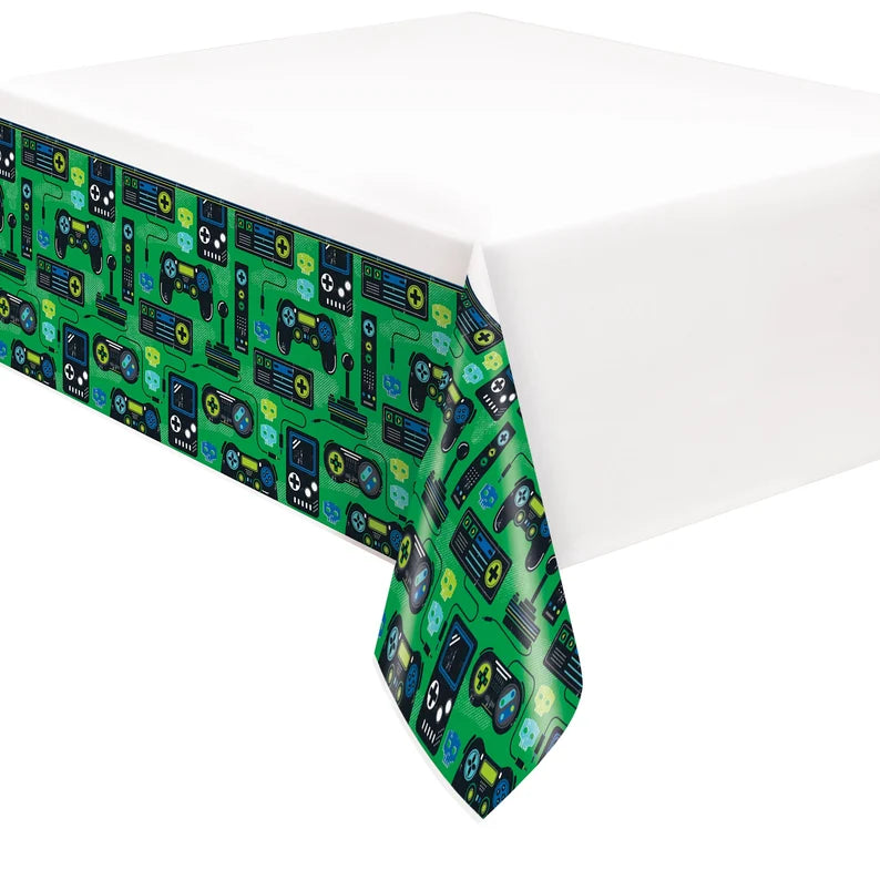 Gamer Birthday Table Covers - 1 Each or 12 Table covers/Case