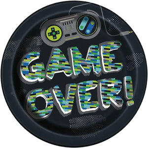 Gamer Birthday 9in Plate - 48 Plates/Case Party Direct