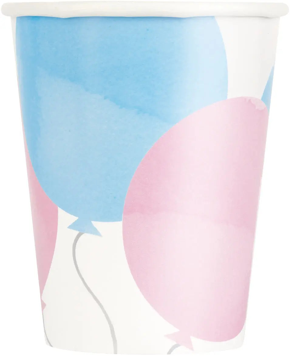 Gender Reveal 9oz Cup - 8 Cups/Pack or 96 Cups/Unit  - Party Direct