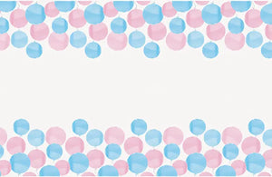 Gender Reveal Table Cover - 1 Each or 12 Table Covers/Unit  - Party Direct
