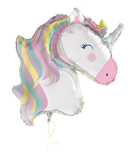 Giant 42" Unicorn Foil Balloon - 1 Each or 5 Balloons/Unit  - Party Direct