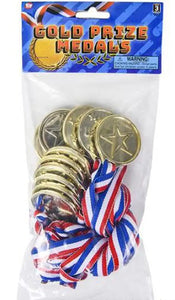 Gold Medal Necklaces  - Party Direct