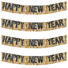 Load image into Gallery viewer, Happy New Year Banner, Foil Fringe (3 Color Choices) - 1 Each  - Party Direct
