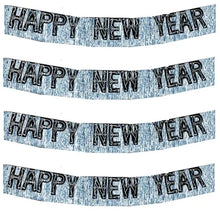 Load image into Gallery viewer, Happy New Year Banner, Foil Fringe (3 Color Choices) - 1 Each  - Party Direct
