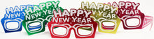 Load image into Gallery viewer, Happy New Year Eyeglasses, Assorted Colors  - Party Direct
