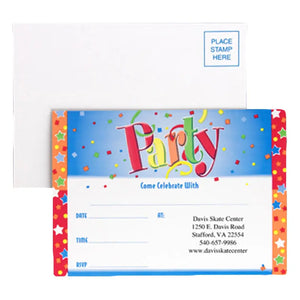 Just Party Invitations with Custom Imprint  - Party Direct