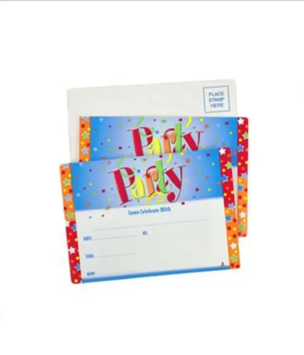 Just Party Postcard Invitations - 3,000/Case or 250/Pack  - Party Direct