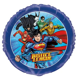 "Justice League" 18" Foil Balloon - 1 Each or 5/Unit  - Party Direct