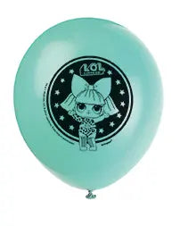 "LOL Surprise" 12" Latex Balloons, Assorted Colors - 8/Pack or 12Pks/Unit  - Party Direct