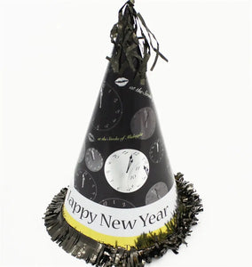 Large Happy New Year Cone Hat  - Party Direct