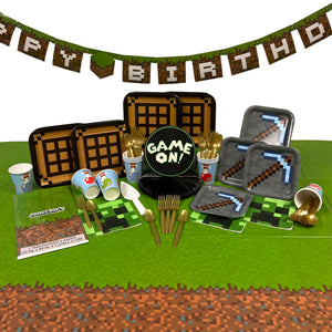 Minecraft Birthday Party Deluxe Kit