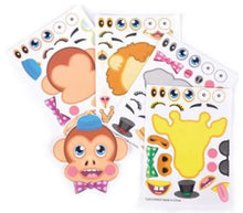 Load image into Gallery viewer, Make-A-Face Zoo Animal Stickers  - Party Direct
