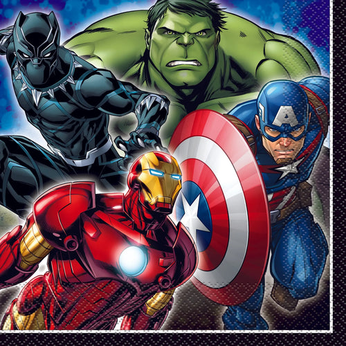 Marvel Avengers Luncheon Napkin - 16 Napkins/Pack or 192 Napkins/Unit  - Party Direct