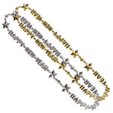 Load image into Gallery viewer, NEW YEAR BEADED NECKLACE (Silver or Gold) Party Direct
