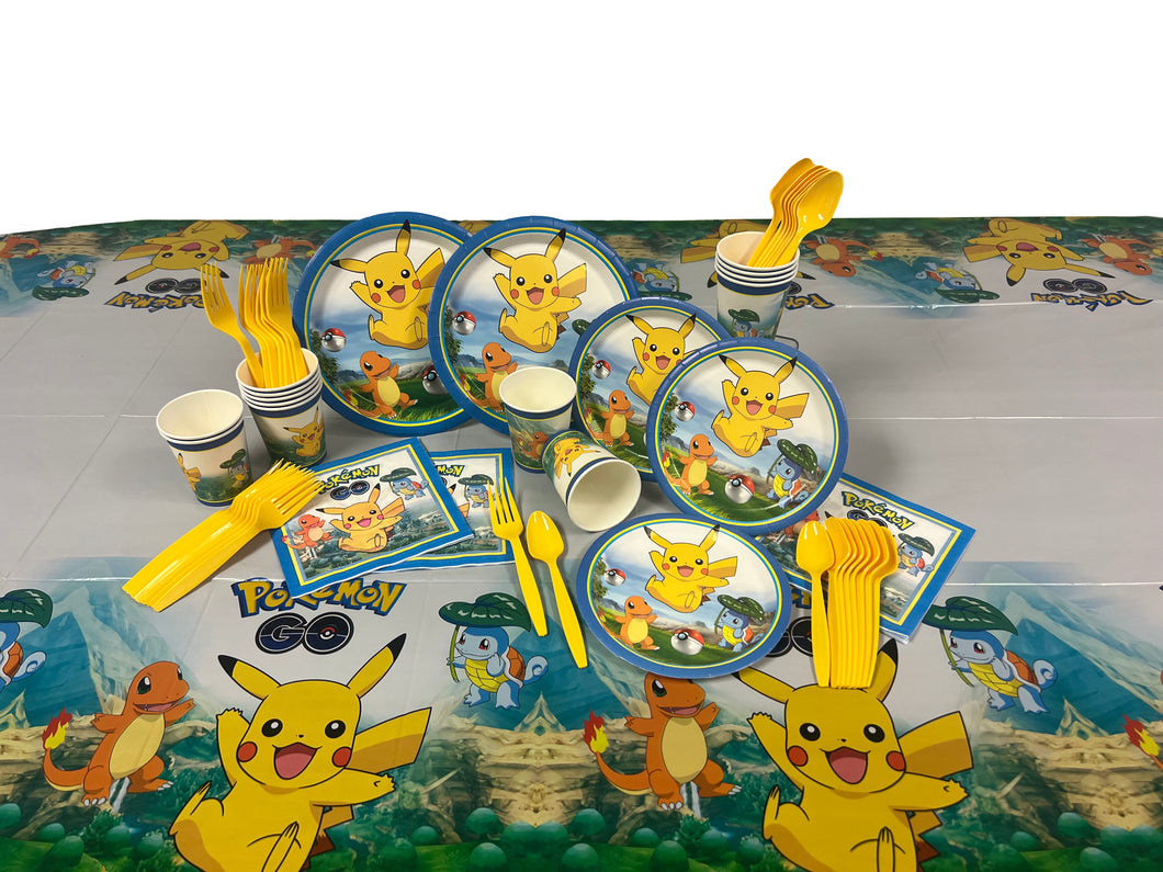 Pokemon Birthday Party Kit for 8 or 16 Guests
