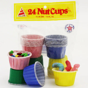 Paper Souffle Cups, 1.25 Oz  Assortments - 24 Cups/Bag  - Party Direct