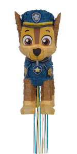 Paw Patrol "Chase" 3D Pull-String Piñata  - Party Direct