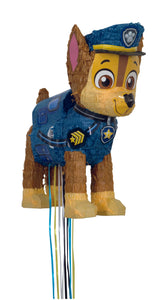 Paw Patrol "Chase" 3D Pull-String Piñata  - Party Direct