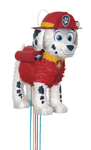 Paw Patrol "Marshall" 3D Pull-String Piñata  - 1 Each or 4/Unit  - Party Direct