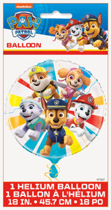 Paw Patrol Foil Balloon - 1 Each or 5 Balloons/Unit  - Party Direct