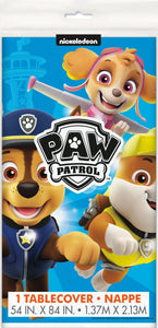 Paw Patrol Plastic Table Cover - 1 Each or 12 Table Covers/Unit  - Party Direct