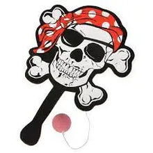 Load image into Gallery viewer, Pirate Paddle Ball, 9&quot; Paddle (Close Out) Party Direct
