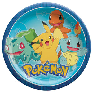 Pokemon 9in Paper Plate  - Party Direct