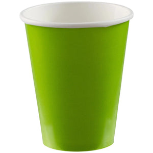 Solid Color Cups, 9oz, Paper - 20/Pack or 120/Case  - Party Direct