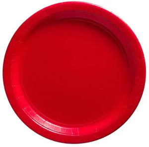 Solid Color Plates, 8.5" Dinner, Paper - 50/Pack or 300/Case  - Party Direct
