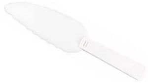 White Plastic Cake Servers - 12/Bag  - Party Direct