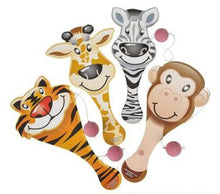 Load image into Gallery viewer, Zoo Animal Paddle Ball, 9&quot; Assorted  - Party Direct
