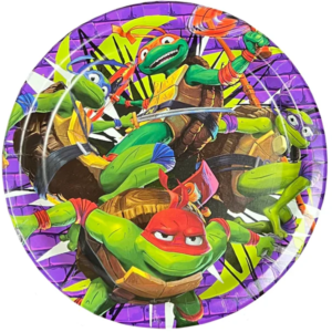 Teenage Mutant Ninja Turtles-Mutant Mayhem 9" - 8 Plates or 96 Plates/Unit
