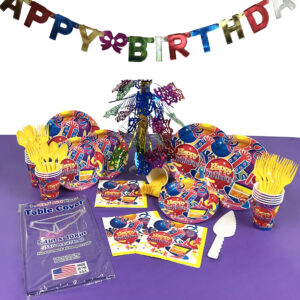 Birthday Fun Party Deluxe Kit for 8 or 16 Guest
