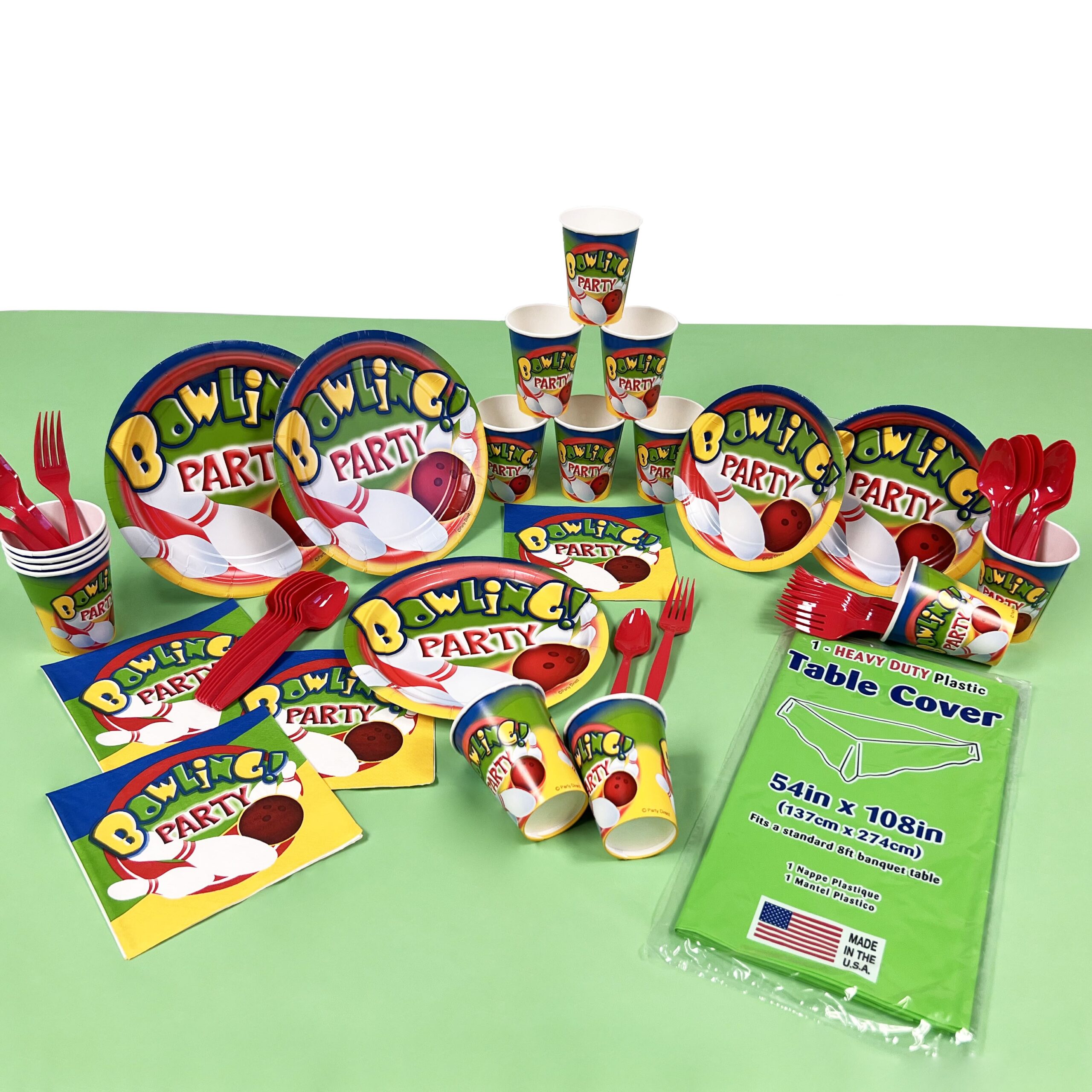 Bowling Party Birthday Kit for 8 or 16 Guest