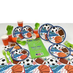 Sports Birthday Party Kit for 8 or 16 Guests