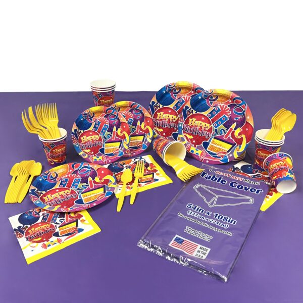 Birthday Fun Party Kit for 8 or 16 Guest