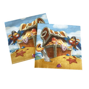 Pirate Treasure Luncheon Napkin - 16 Napkins or 192 Napkins/Unit