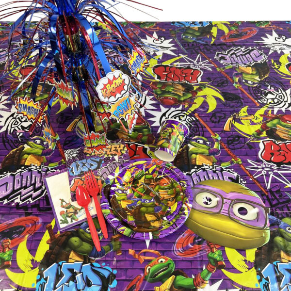 Teenage Mutant Ninja Turtles-Mutant Mayhem 7" Plates - 8 Plates - Image 2