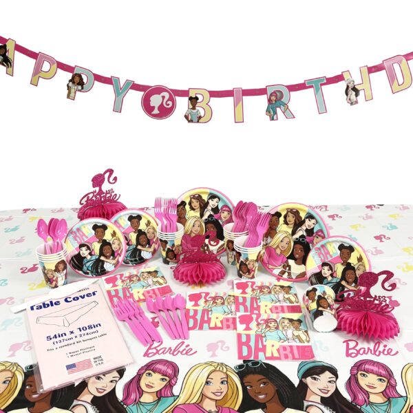Barbie "Happy Birthday" Banner - 1 Banner - Image 2