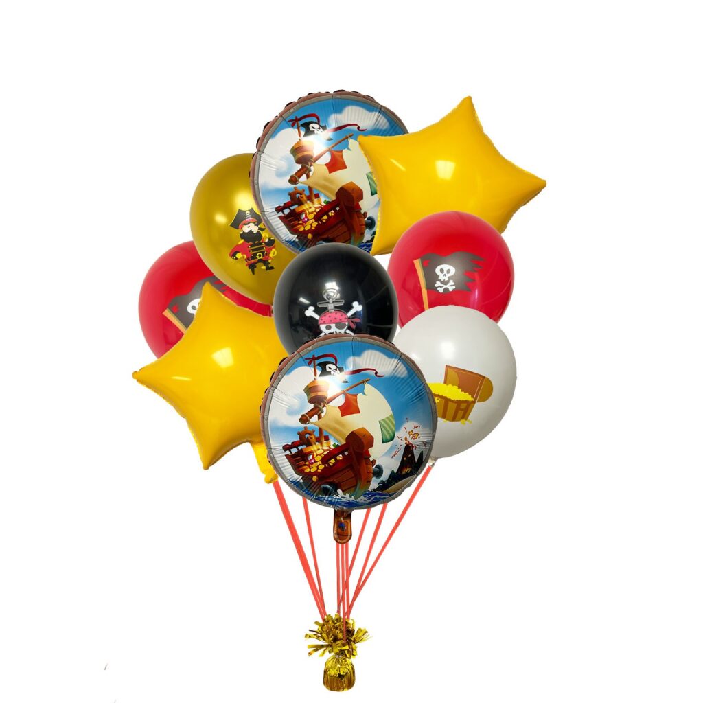 Chest Baloon Pirate Treasure Balloon Kit - Party Direct