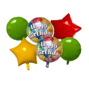 Birthday Celebration 6-Piece Balloon Kit