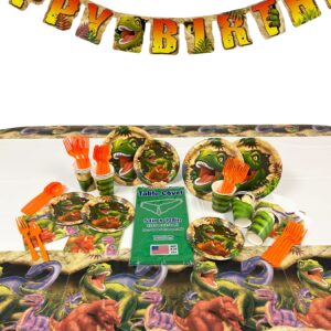 Dino Blast Birthday Party Deluxe Kit for 8 or 16 Guests