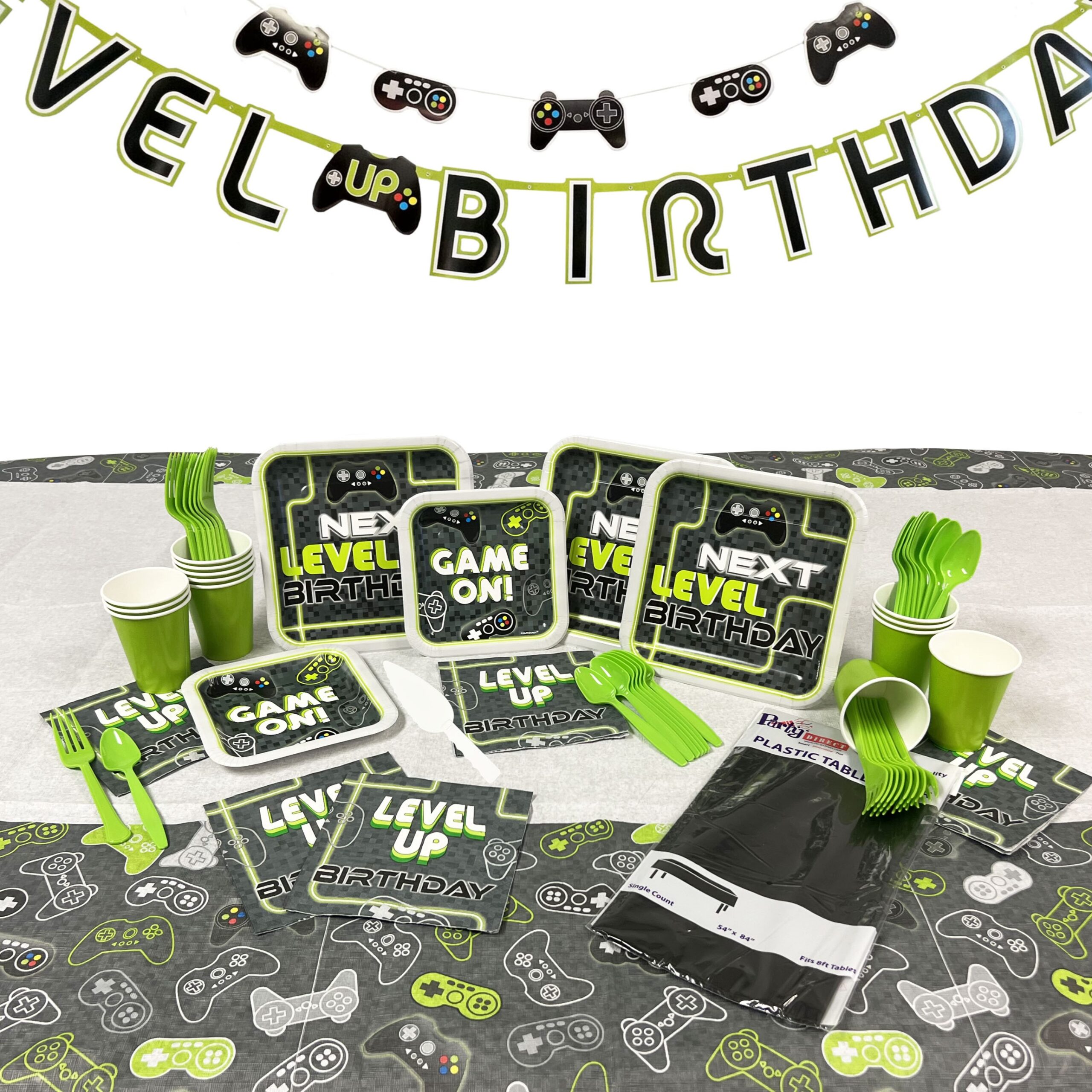 Level Up Birthday Party Deluxe Kit for 8 or 16 Guests