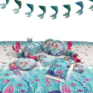Mermaid Party Deluxe Kit for 8 or 16 Guests