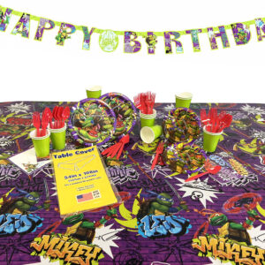 Teenage Mutant Ninja Turtle Birthday Party Deluxe Kit for 8 or 16 Guests
