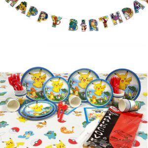 Pokemon Birthday Party Deluxe Kit for 10 or 20 Guests
