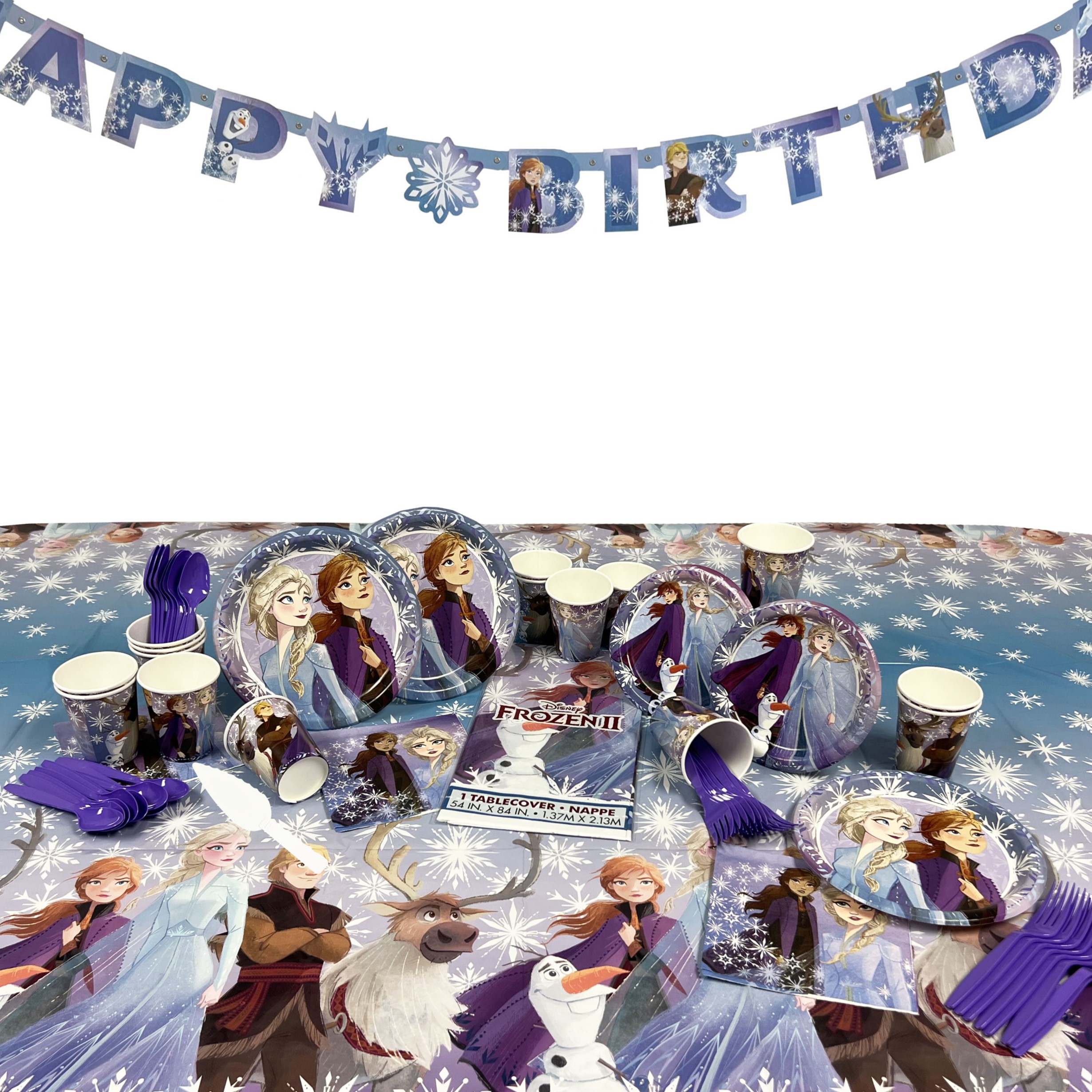 Frozen 2 Birthday Party Deluxe Kit for 8 or 16 Guests